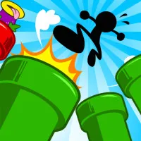 Play Stickman Bouncing now!